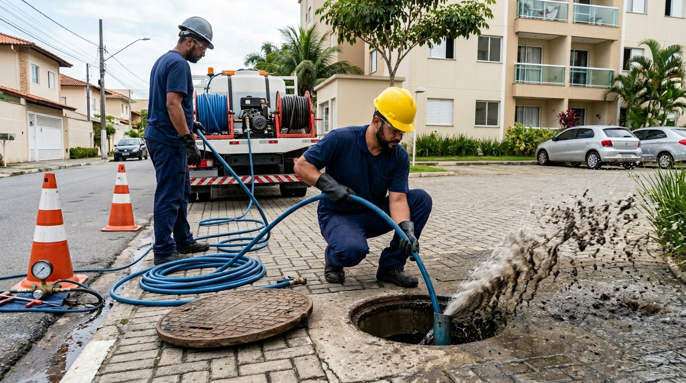 Hidrojateamento de Alta Pressão em Teresina‑PI
