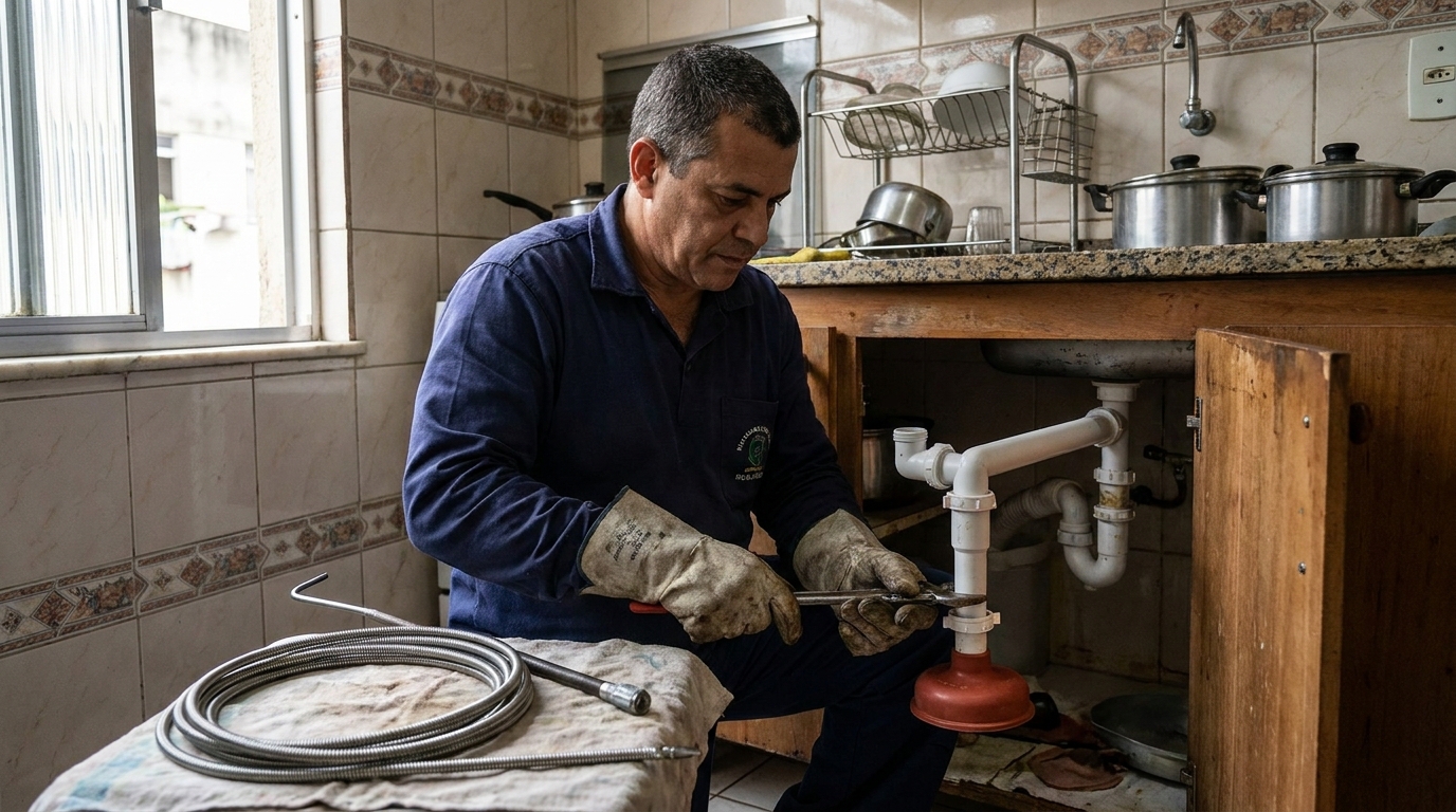 Desobstrução de Sifão em Teresina‑PI