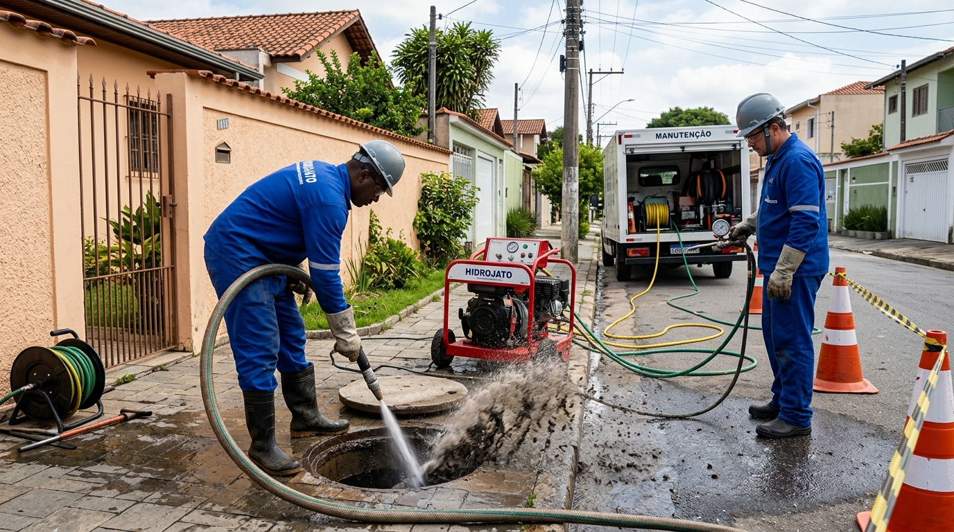 Hidrojateamento de Alta Pressão em Teresina‑PI