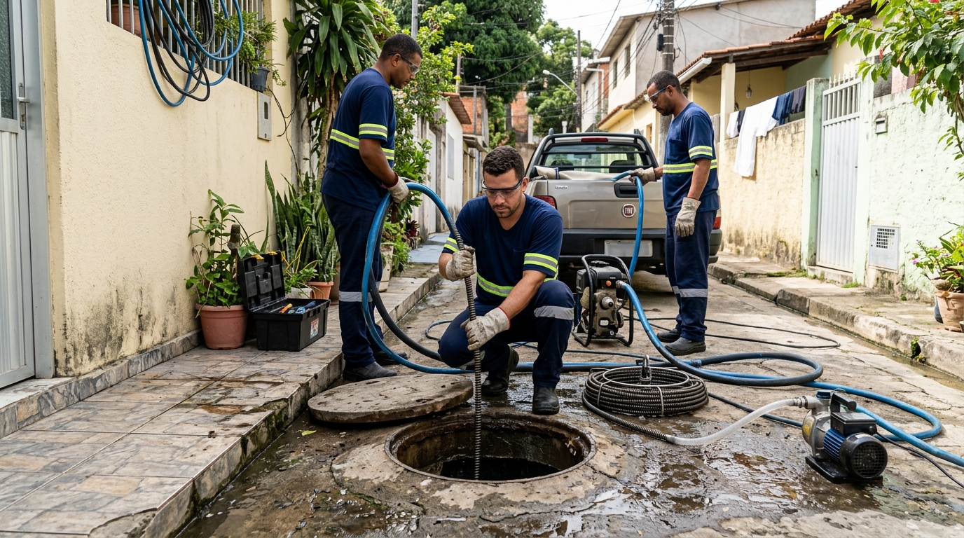 Hidrojateamento de Alta Pressão em Teresina‑PI